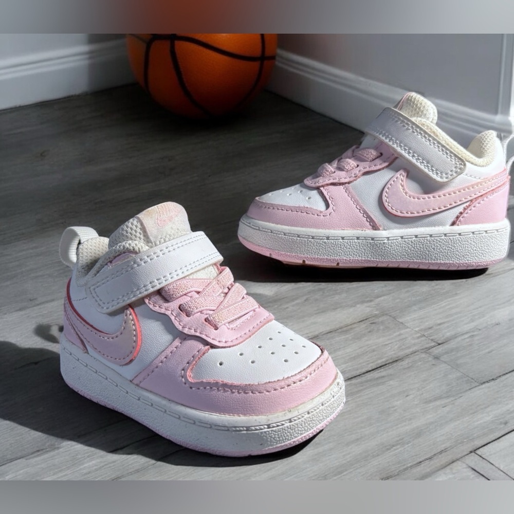 Nike Court Borough 2 - Pink - Size 4c